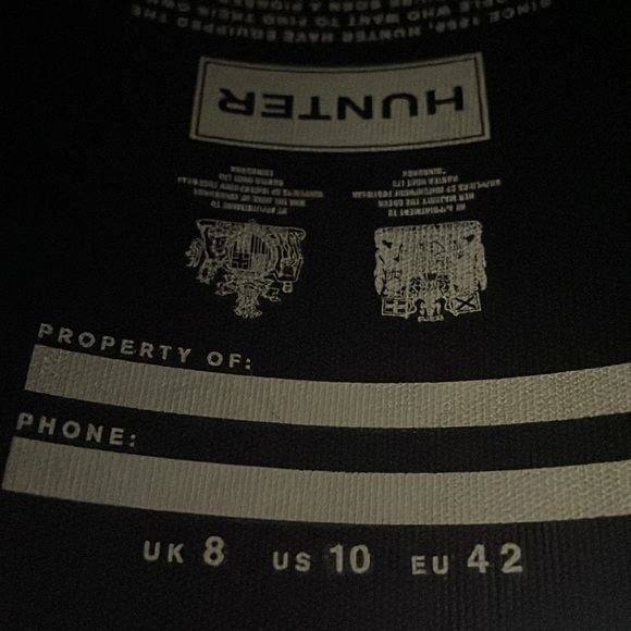 HUNTER Black Rain Boots - Picture 5 of 5